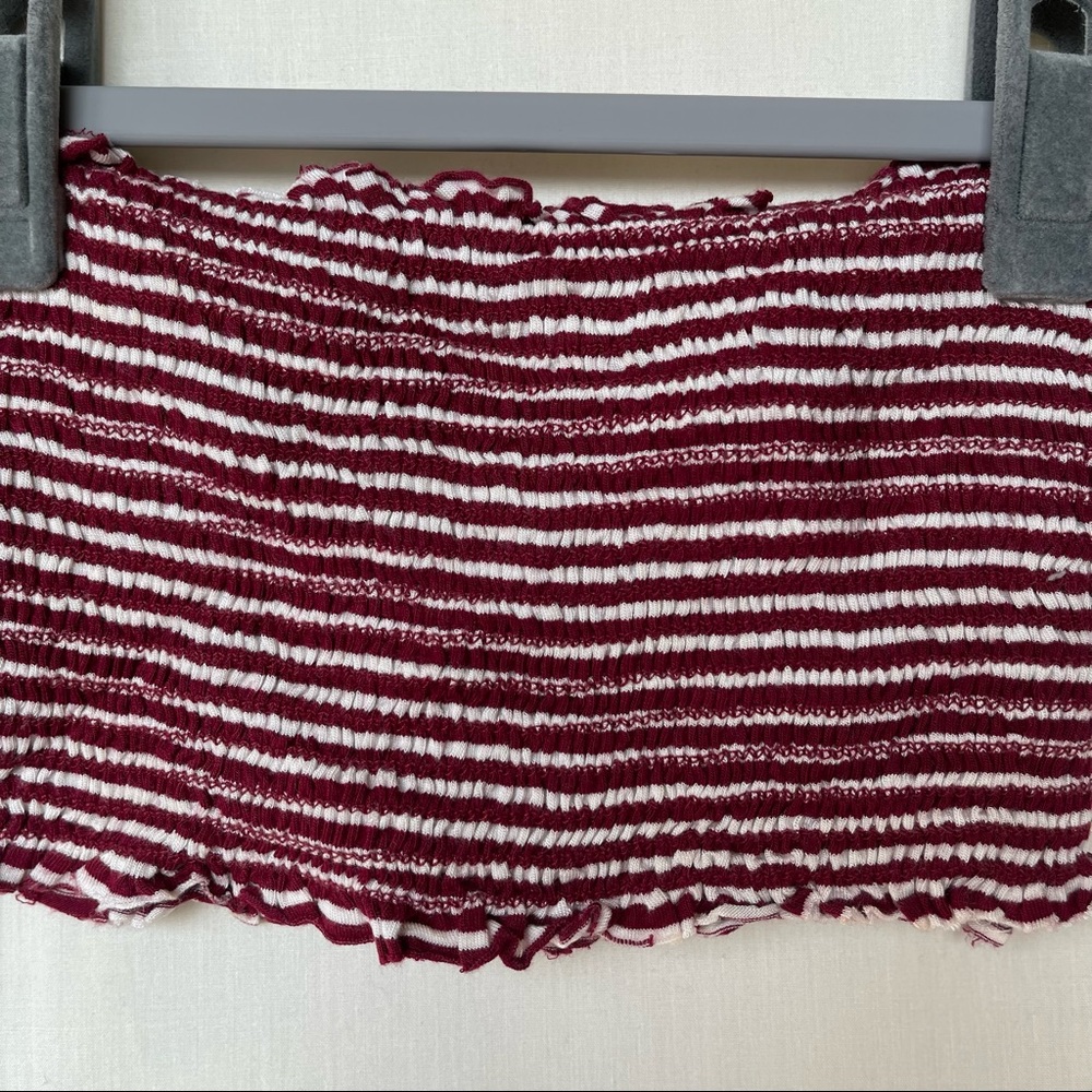 Bandeau Ruched Crop Top - Picture 12 of 15